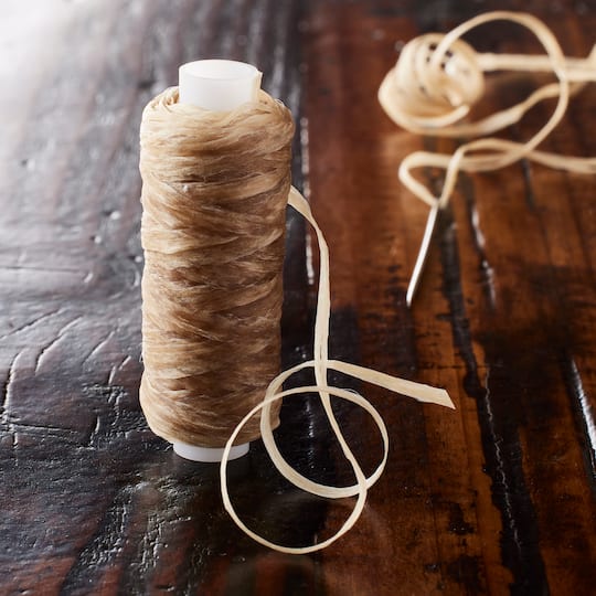 12 Pack: Natural Artificial Sinew Thread by Make Market&#xAE;